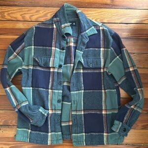 Abercrombie flannel shirt jacket